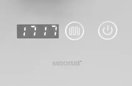 Дзеркало Mixxus PLAIN MC02-60 з Led Touch, Anti-fog, димером, регулятором яскравості, годинником (M (MI6012)