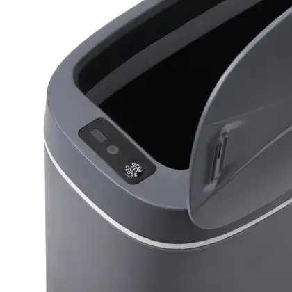 Відро для сміття сенсорне овальне Mixxus Flat-TC0109 Graphite 9 л колір графіт (MI7075) Відро для сміття сенсорне овальне Mixxus Flat-TC0109 Graphite 9 л колір графіт (MI7075)