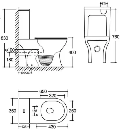 Бачок до унітазу-компакту Mixxus Wave-0402-T3 Tank 650x350x830 зі зливною арматурою (MI8333) Бачок до унітазу-компакту Mixxus Wave-0402-T3 Tank 650x350x830 зі зливною арматурою (MI8333)