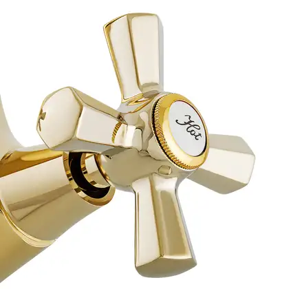 Mixxus Premium Retro Gold-161 Смеситель для умывальника, золото (MI5848) Mixxus Premium Retro Gold-161 Смеситель для умывальника, золото (MI5848)