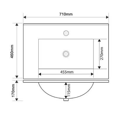 MIXXUS PREMIUM CUBIC-1502 Раковина мебельная, 710х460мм (MP6496) MIXXUS PREMIUM CUBIC-1502 Раковина мебельная, 710х460мм (MP6496)