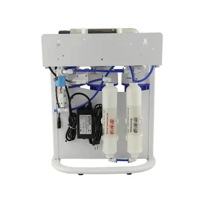 RAIFIL Система зворотного осмосу з насосом 75G на станині 10" Slim BLUE з ультрафіолетом (2795) RAIFIL Система зворотного осмосу з насосом 75G на станині 10" Slim BLUE з ультрафіолетом (2795)