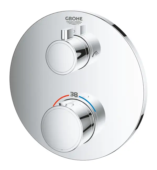Термостат прихованого монтажу на 2 споживача Grohe Grohtherm Convent. Concealed (24077000)