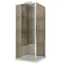 Koer SR SC05-90x90 Душова кабіна, прозоре скло, хром (KR5363)