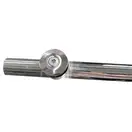 KOER SR SD06-140x220-TR-01 Дверь в нишу, хром (KR5368)