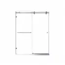 KOER SR SD06-140x220-TR-01 Дверь в нишу, хром (KR5368)