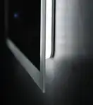 Дзеркало Mixxus FLAT MR04-100x60 з Led Touch, Anti-fog, димером, регулятором яскравості, годинником (MI6008)