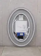 Дзеркало Mixxus PLAIN MV03-50x70 з Led Touch, Anti-fog, димером, регулятором яскравості (MI6664)