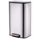 Відро для сміття з плавним закриттям прямокутне Mixxus Cubic-TC0112 SS Color 12л колір нержавійка ( (MI7089)