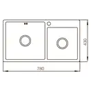 Мийка Mixxus MX7843-220x1.0-PVD-Black (MX0565)