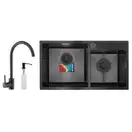 Mixxus SET-7843D-PVD Набір для кухні, чорний (MX0585)