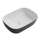Mixxus Premium DIVERSE-0112 Раковина накладна, біло-чорна (MP6542)