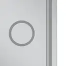 Дзеркало Mixxus Premium QUADRO MR20-100x70 з Led Touch, Anti-fog, димером, регулятором яскравості, (MP6622)