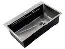 Мийка Zerix ZH6845-SET-05 NANO-BLACK, графіт (ZM5579)