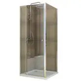 Koer SR SC05-90x90 Душевая кабина, прозрачное стекло, хром (KR5363)