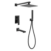 Mixxus KUB-009 Inner Black, душова система, чорна (MI5946)