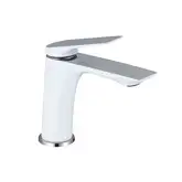 MIXXUS PREMIUM DERBY 001 Смеситель для умывальника, белый-хром (MI6613)