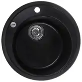 Мийка кухонна Zerix ZS-510R-14 Чорний металік (ZX4538)