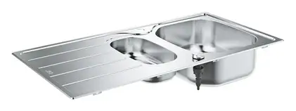 Мийка для кухні із нержавіючої сталі Grohe K200 (31564SD1) Мийка для кухні із нержавіючої сталі Grohe K200 (31564SD1)