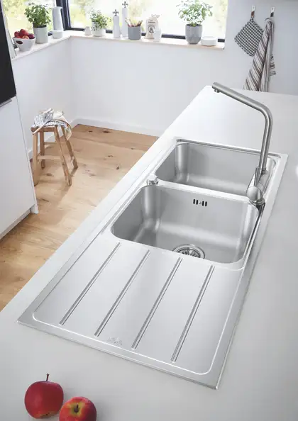 Мийка для кухні із нержавіючої сталі Grohe K500 (31588SD1) Мийка для кухні із нержавіючої сталі Grohe K500 (31588SD1)
