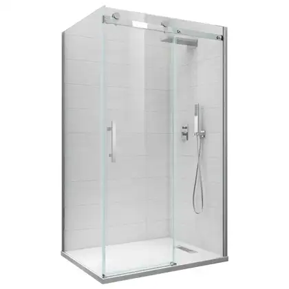 KOER SR SW01-90x200-TR-07 Стенка душевой, графит (KR5382)