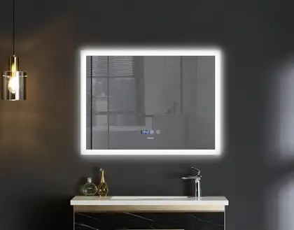 Дзеркало Mixxus FLAT MR04-100x60 з Led Touch, Anti-fog, димером, регулятором яскравості, годинником (MI6008) Дзеркало Mixxus FLAT MR04-100x60 з Led Touch, Anti-fog, димером, регулятором яскравості, годинником (MI6008)