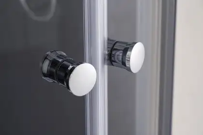 Бокс душовий з гідромасажем Mixxus STRONG SBH01-90x90x215-GR SATIN з високим піддоном (MI6889)