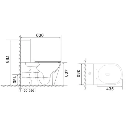Бачок до унітазу-компакту Mixxus Bevel-0407-T1 Tank 630х350х795 зі зливною арматурою (MI8323) Бачок до унітазу-компакту Mixxus Bevel-0407-T1 Tank 630х350х795 зі зливною арматурою (MI8323)
