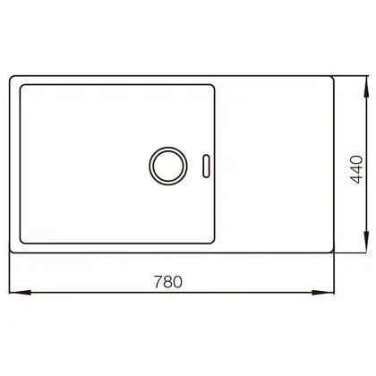 MIXXUS MX7844-200 Мийка кухонна, золото PVD (MX0563) MIXXUS MX7844-200 Мийка кухонна, золото PVD (MX0563)