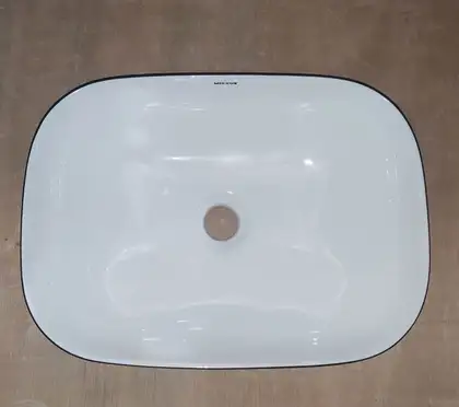 Mixxus Premium DIVERSE-0112 Раковина накладна, біло-чорна (MP6542)