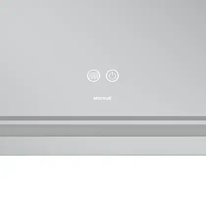 Дзеркало Mixxus Premium QUADRO MR20-100x70 з Led Touch, Anti-fog, димером, регулятором яскравості, (MP6622) Дзеркало Mixxus Premium QUADRO MR20-100x70 з Led Touch, Anti-fog, димером, регулятором яскравості, (MP6622)