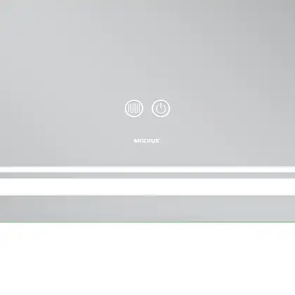 Дзеркало Mixxus Premium QUADRO MR20-100x70 з Led Touch, Anti-fog, димером, регулятором яскравості, (MP6622) Дзеркало Mixxus Premium QUADRO MR20-100x70 з Led Touch, Anti-fog, димером, регулятором яскравості, (MP6622)