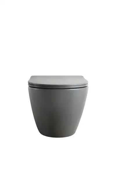 MIXXUS PREMIUM ELLIPSE-0309-T1 Унітаз підвісний, сірий (MP6655) MIXXUS PREMIUM ELLIPSE-0309-T1 Унітаз підвісний, сірий (MP6655)