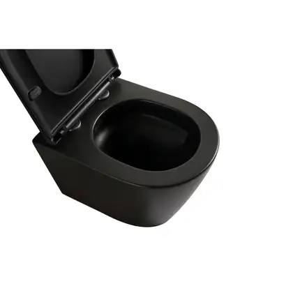 Унітаз підвісний Mixxus Premium BEVEL-0304-T1 BLACK 480x360x360mm сист. змиву TORNADO 1.0 (MP6677) Унітаз підвісний Mixxus Premium BEVEL-0304-T1 BLACK 480x360x360mm сист. змиву TORNADO 1.0 (MP6677)