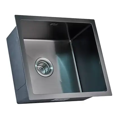 ZERIX ZH4843B-215 Мийка PVD-Black з сушаркою (ZM5555) ZERIX ZH4843B-215 Мийка PVD-Black з сушаркою (ZM5555)