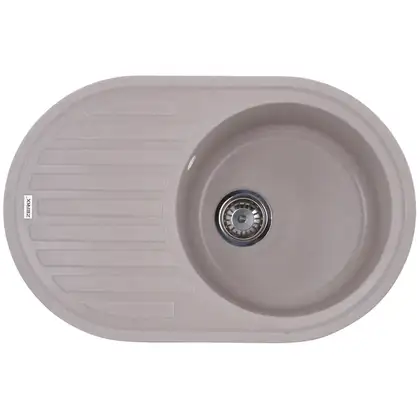 Мийка кухонна Zerix ZS-7750R-06 Бежева (ZX4557)
