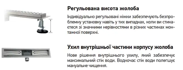 KOER FD20 Трап душевой линейный, нержавейка (KR4741)