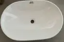 MIXXUS PREMIUM ELLIPSE-1601 Раковина врезная, белая (MP6569)