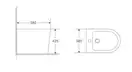 MIXXUS PREMIUM BEVEL-0601 Біде підлогове, біле (MP6598)