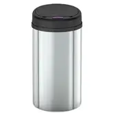 Відро для сміття сенсорне кругле Mixxus Premium Ellipse-TC0109 Chrome-Black 9л (хром-чорне) (MI7083