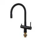 KOER KB-72002-05 Смеситель для кухни, черный/хром (KR3384)