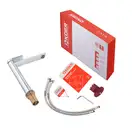 Смеситель KOER KB-11028-01 для умывальника, хром (KR5293)