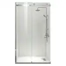 Koer SR SD01 Дверь в нишу, прозрачное стекло, хром (KR5380)