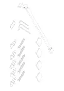 KOER SR SP01-90x200-TR-01 Душова перегородка, хром (KR5392)