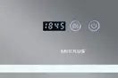 Дзеркало Mixxus WARM MR02-90x70-CASE з Led Touch, Anti-fog, димером, регулятором яскравості, годинн (MI6674)