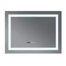 Дзеркало Mixxus WARM MR02-90x70-CASE з Led Touch, Anti-fog, димером, регулятором яскравості, годинн (MI6674)