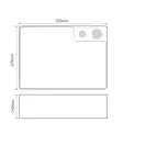 MIXXUS PREMIUM STYLE-0201 Раковина накладна, біла (MP6511)