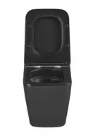 MIXXUS PREMIUM QUADRO-0301-T3 Унитаз подвесной, черный (MP6587)