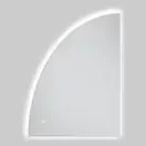 Дзеркало Mixxus Premium TOPPER MS02-75x100 з Led Touch, Anti-fog, димером (3-6,5kK) (MP6634)