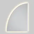 Дзеркало Mixxus Premium TOPPER MS02-75x100 з Led Touch, Anti-fog, димером (3-6,5kK) (MP6634)